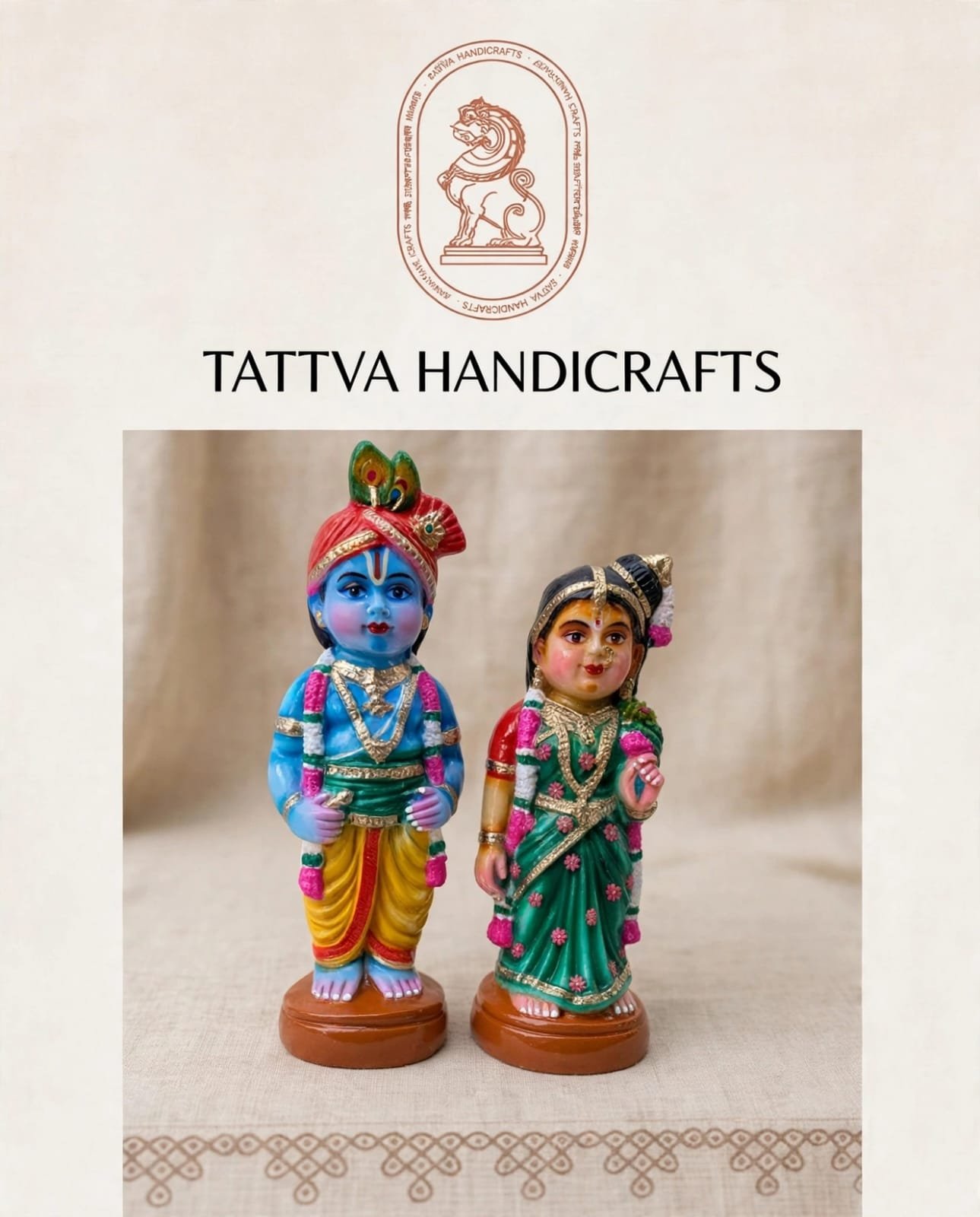 Bala Krishna and Andal